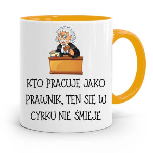 Kubek Żółty Prawnika Kto Pracuje Jako Prawnik
