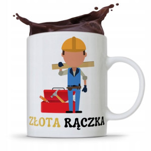Kubek Budowlańca Majstra Fachowca Złota Rączka