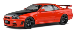Solido Nissan Skyline GT-R, R34, 1999, czerwony