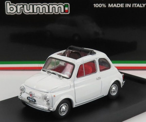 Brumm Fiat 500F, Open, 1965, biały