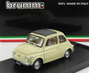 Brumm Fiat 500R, Closed, 1972, kość słoniowa