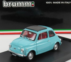 Brumm Fiat 500R, Closed, 1972, niebieski