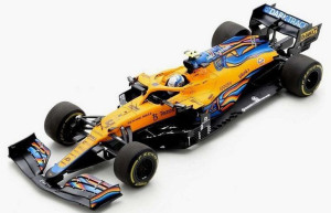 Spark McLaren F1 MCL35L Mercedes M12, Abu Dhabi, 2021, L. Norris