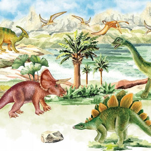 TAPETA fototapeta DINOZAURY flizelina HP LATEX