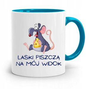 Kubek Błękitny Chłopaka Laski Piszczą Na Mój Widok