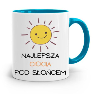Kubek Błękitny Dla Cioci Ciocia Najlepsza Ciocia