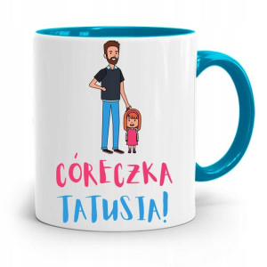 Kubek Błękitny Dla Córki Córeczka Tatusia
