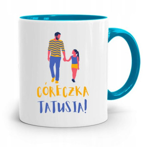 Kubek Błękitny Dla Córki Córeczka Tatusia