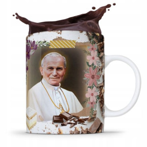 Kubek Fullprint Prezent Papież Jak Paweł Ii Papaj