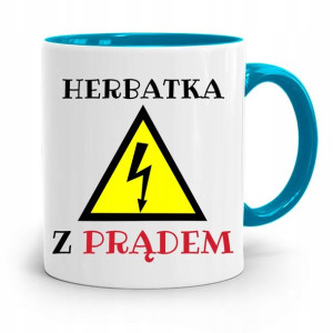 Kubek Błękitny Dla Elektryka Herbatka Z Prądem