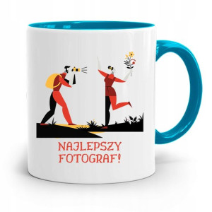 Kubek Błękitny Dla Fotografa Najlepszy Fotograf
