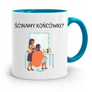 Kubek Błękitny Dla Fryzjerki Ścinamy Końcówki?