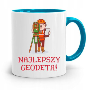 Kubek Błękitny Dla Geodety Najlepszy Geodeta