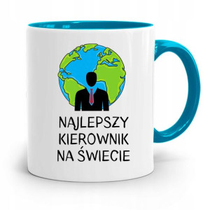 Kubek Błękitny Dla Kierownika Najlepszy Na Świecie