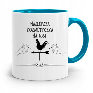 Kubek Błękitny Dla Kosmetyczki Najlepsza Na Wsi