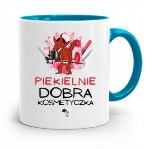 Kubek Błękitny Dla Kosmetyczki Piekielnie Dobra