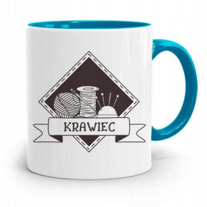 Kubek Błękitny Dla Krawcowej Krawca Krawiec