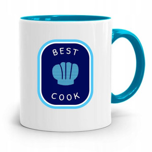 Kubek Błękitny Dla Kucharza Best Cook Prezent