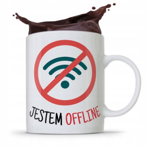 Kubek Informatyka Programisty Jestem Offline