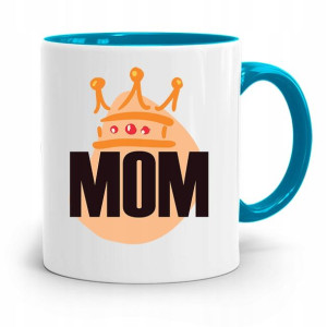 Kubek Błękitny Dla Mamy Dzień Mamy Mom Prezent
