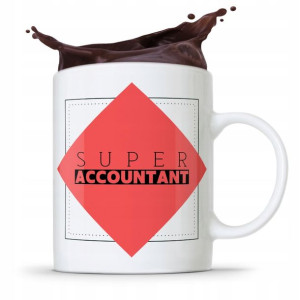 Kubek Księgowej Księgowego Super Accountant