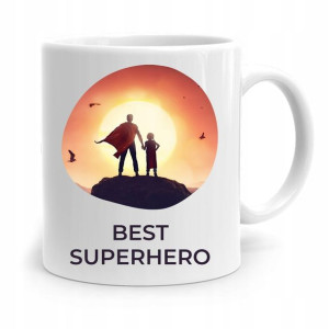 Kubek Na Dzień Ojca Dla Taty Best Superhero