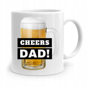 Kubek Na Dzień Ojca Dla Taty Cheers Dad! Prezent