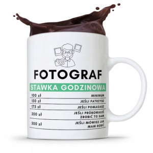 Kubek Dla Fotografa Fotograf Stawka Godzinowa