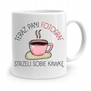 Kubek Dla Fotografa Fotograf Strzeli Sobie Kawkę