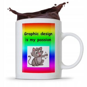 Kubek Dla Grafika Graphic Design Is My Passion