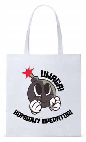 Torba Biała Eco Shopper Dla Operatora Prezent