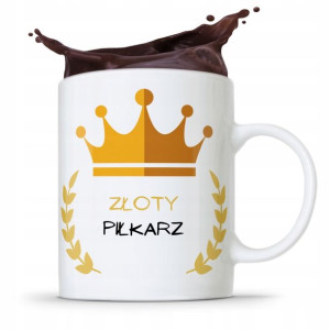 Kubek Dla Piłkarza Zawodnika Złoty Piłkarz Prezent