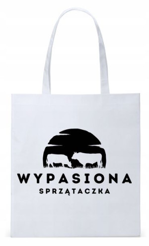 Torba Biała Eco Shopper Dla Sprzątaczki Prezent