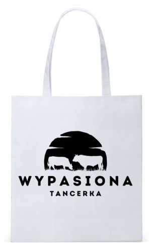 Torba Biała Eco Shopper Dla Tancerki Prezent