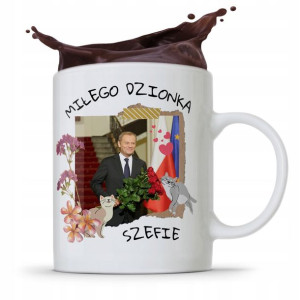 Kubek Donald Tusk Po Platforma Miłego Dnia Szefie