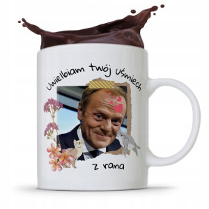 Kubek Donald Tusk Po Platforma Uśmiech Z Rana