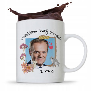 Kubek Donald Tusk Po Platforma Uśmiech Z Rana