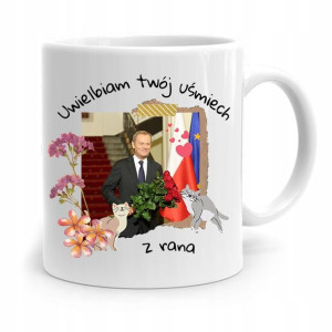 Kubek Donald Tusk Po Platforma Uśmiech Z Rana