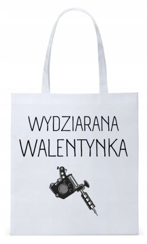 Walentynki Dla Dziewczyny Torba Eco Biała Shopper