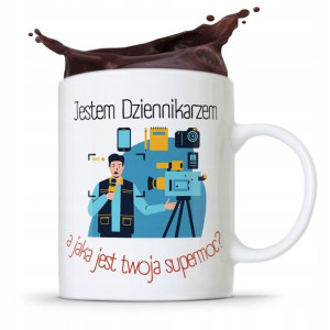 Kubek Dziennikarza Reportera Jestem Dziennikarzem