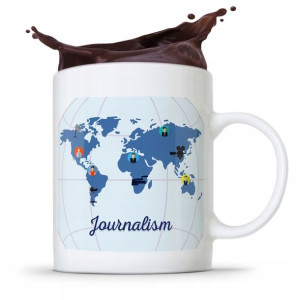 Kubek Dziennikarza Reportera Journalism Prezent