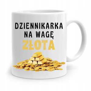 Kubek Dziennikarza Reportera Na Wagę Złota Prezent