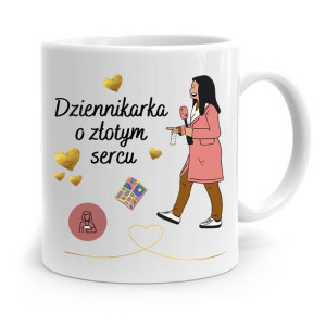 Kubek Dziennikarza Reportera O Złotym Sercu