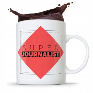 Kubek Dziennikarza Reportera Super Journalist