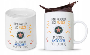Zestaw Dla Aktora Aktorki Kubek + Skarbonka