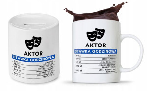 Zestaw Dla Aktora Aktorki Kubek + Skarbonka