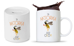 Zestaw Dla Aktora Aktorki Kubek + Skarbonka