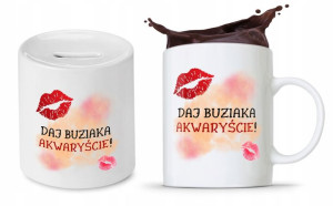 Zestaw Dla Akwarysty Kubek + Skarbonka Prezent