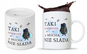 Zestaw Dla Akwarysty Kubek + Skarbonka Prezent