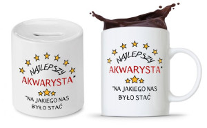 Zestaw Dla Akwarysty Kubek + Skarbonka Prezent